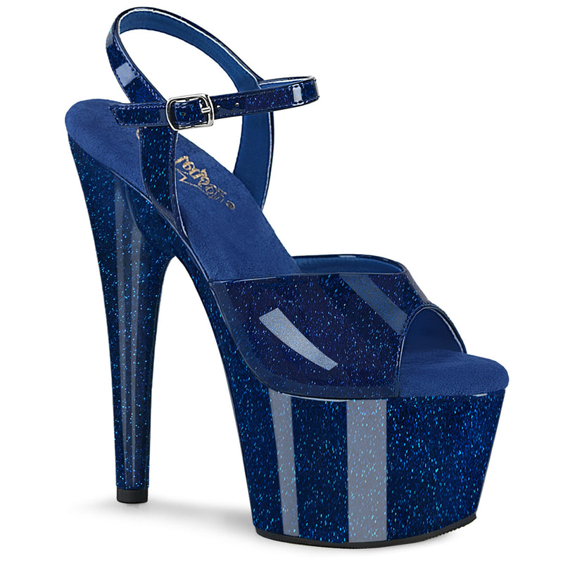Ankle Strap 7inch Heel Glitter Sandal 8colors ADORE709GP FantasiaWear