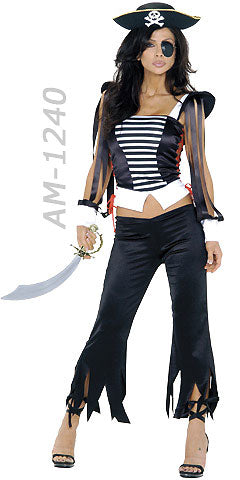 Pirate Captain 5-pc. Costume 1240