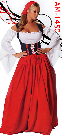 Oktoberfest Swiss Miss costume 1450
