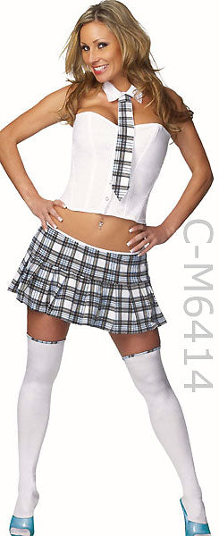 naughty schoolgirl 6-pc. costume M6414