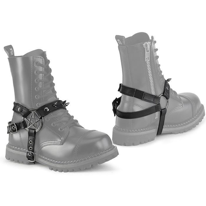 Pair of Faux Leather Boot Harnesses DA-510