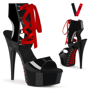 Lace-up Ankle High Sandal 6-inch Heel