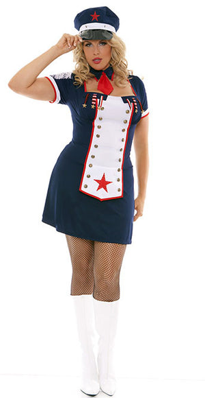 plus size 3-pc. Navy sailor costume 9849X