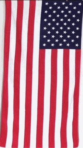 TW-040 American Flag Beach Towel 30x60