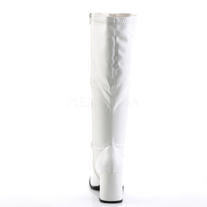 back of plus size wide calf gogo boots with 3-inch heels GoGo-300WC