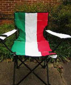 Italy flag folding chair 17726