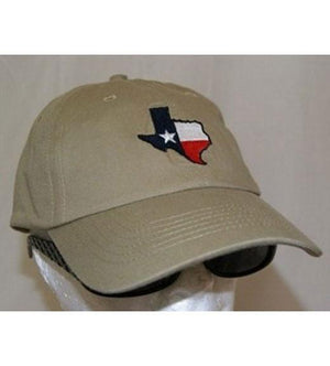 Texas Map Khaki Cap 5317