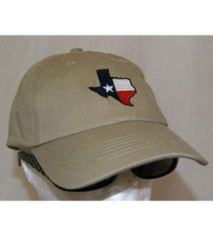 RF-5317 Texas Map Khaki Cap