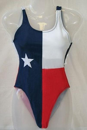 women's Texas Flag one piece swimsuit 818679