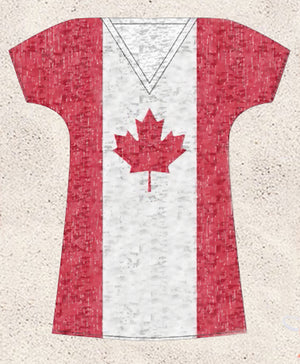 Canadian flag bikini cover-up beach dress 2PXCAD
