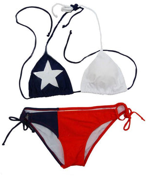 Texas Flag Bikini 2-pc Set L2XETX