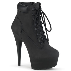 black platform lace-up boot 6-inch heel Delight-600TL-02