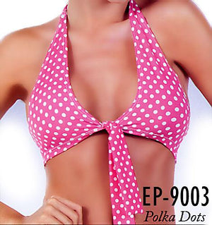 Front tie Daisy Mae halter top 9003
