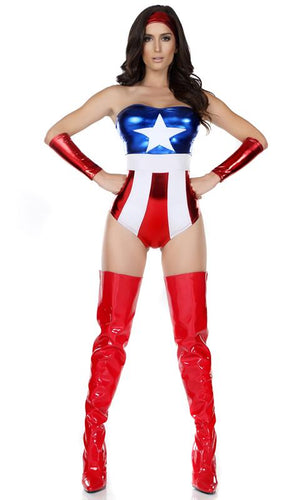 FP-555102 Captivating Champion 3-pc Superhero Costume
