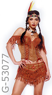 Indian Princess western costume 53077