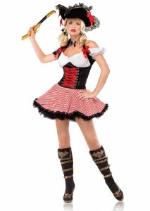 pirate wench 2-piece adult costume 83088
