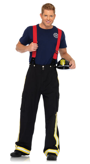 men's 3-pc. firefighter costume 83684
