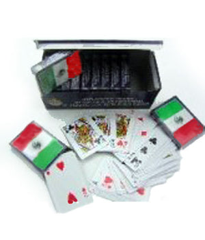 Mexican flag playing cards 16651