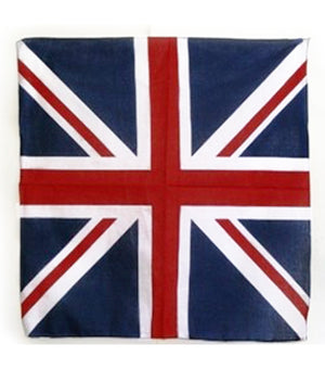 UK British flag cotton 22x22 bandana 357958