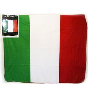 Italy flag polar fleece blanket is 50x60-inches 506016