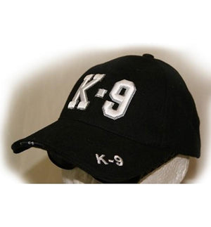 Black K-9 Officer Cap