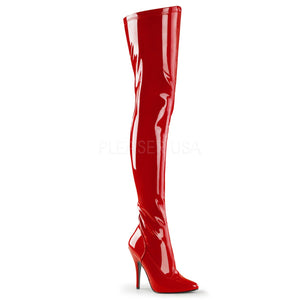 plain thigh boots with 5-inch spike heel Seduce -3000