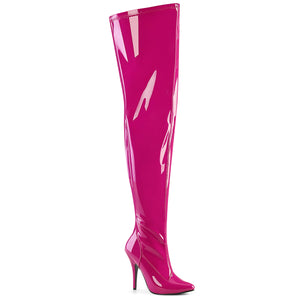 hot pink wide calf classic thigh boot with 5-inch stiletto heel Seduce-3000WC