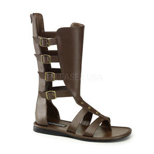 men's brown gladiator sandal Spartan-105
