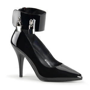 wide band locking ankle strap pump shoes 4-inch heel Vanity-434