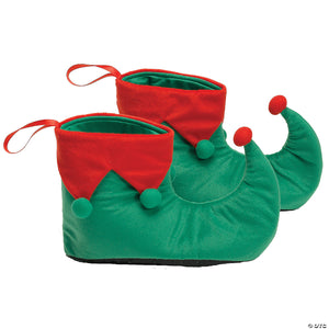 Red and green Christmas elf shoes AE111