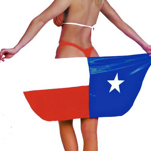 Texas Flag Wrap Skirt 125-TX