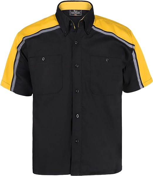 Mechanic Work Shirts Black/Yellow WSM-BKYE