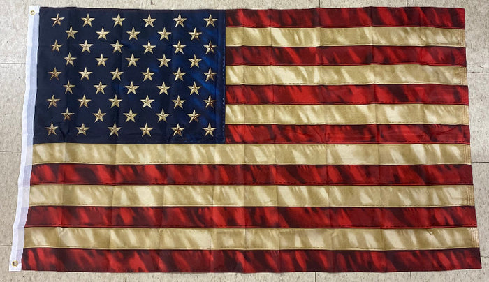 Tattered USA Flag F318