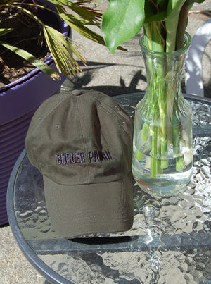 Olive green cap with embroidered BORDER PATROL cap 300033