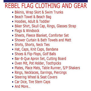 Rebel clothing Confederate swimsuits moved to redneckwear.com