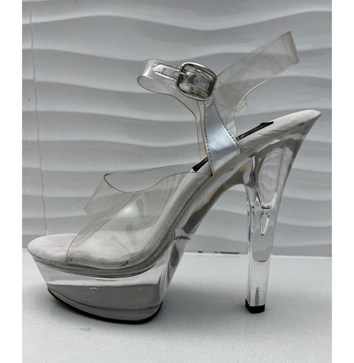 Clear Platform Sandal Shoe 5-inch Heel ALLURE-CL