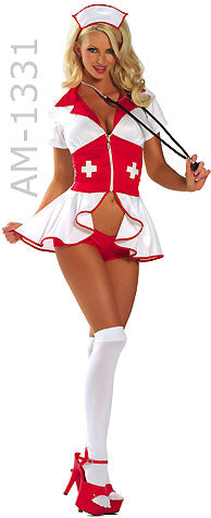 Pin-Up Nurse 4-pc. costume 1331