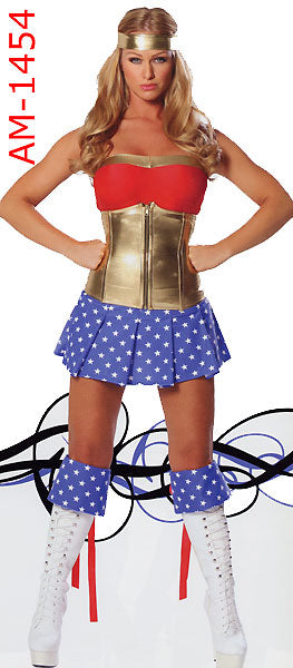 Wonder Woman 4-pc. superhero costume 1454