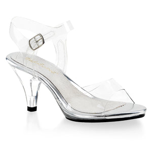 Clear High Heel Sandals 3-inch heels Belle-308