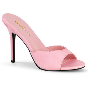 Peep Toe Slide Slipper with 4-inch Heel 7-colors PS-CLASSIQUE-01