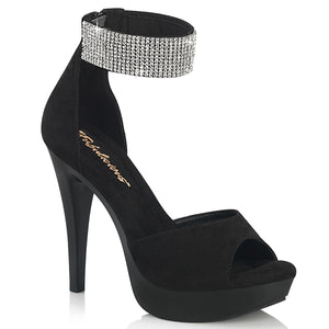 Rhinestone ankle strap 5-inch high heel sandals COCKTAIL-525