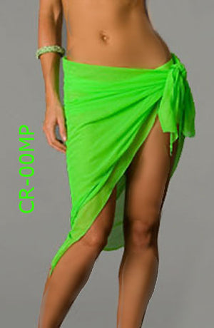 Long sheer wrap skirt MRP