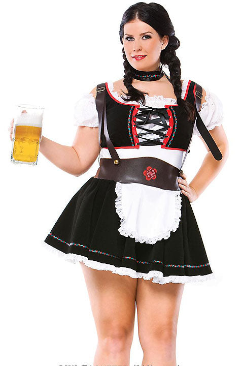 Plus Size Beer Maiden Oktoberfest Costume M6113X