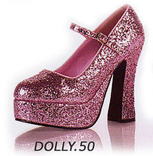 SALE- Mary Jane Platform Shoes with 5-inch Chunky Heels 6-colors Z-PS-DOLLY-50