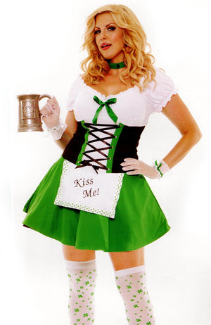 Kiss Me Cutie Irish plus size costume 9816