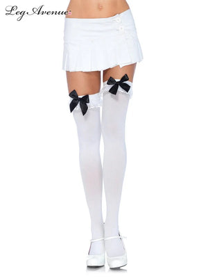 Ruffle Bow Stockings 6-colors 6262