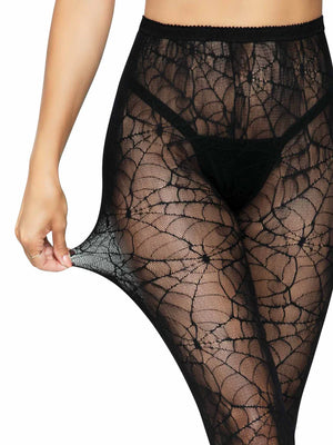 Spiderweb Lace Tights 9009