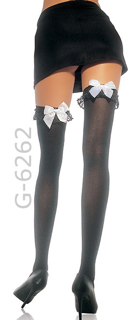 Ruffle Bow Stockings 6-colors 6262