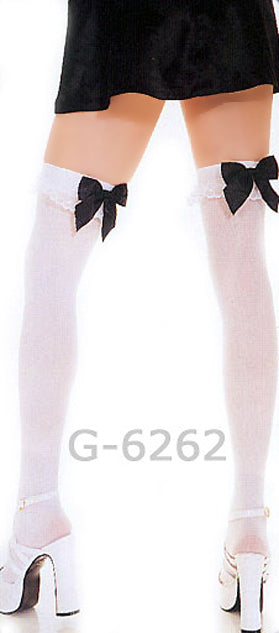 Ruffle Bow Stockings 6-colors 6262