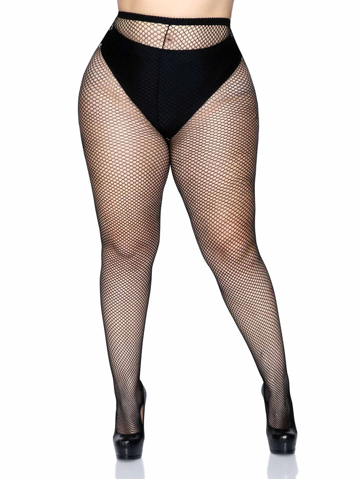 Plus Size Classic Fishnet Tights 3-colors 9001q